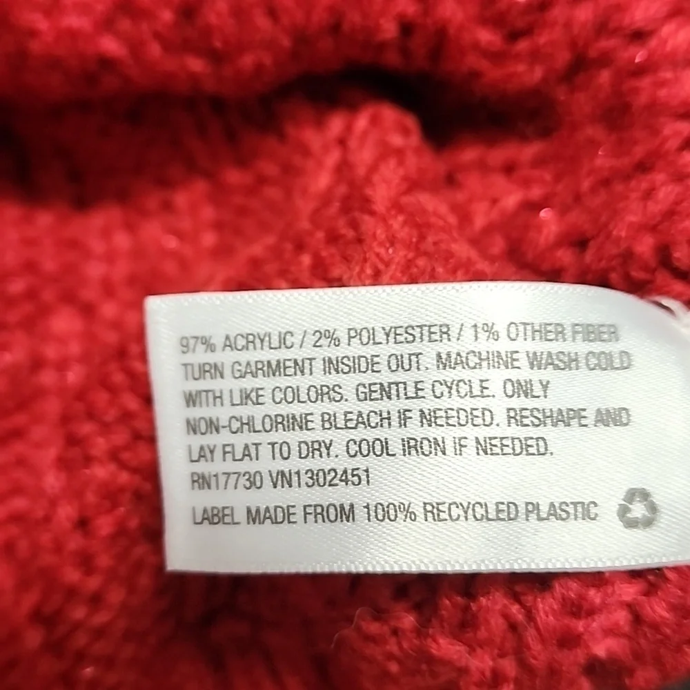 Mossimo Supply Co. Red Sweater Sz XXL